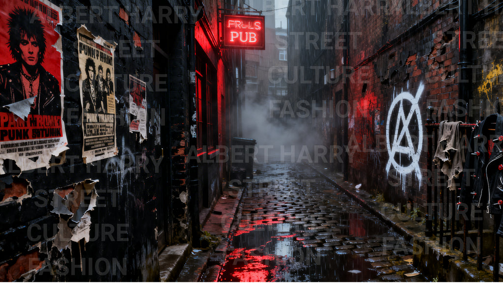 UK Punk Rock Street Wallpaper Collection — Digital Download | 70s 80s Punk Art for All Devices