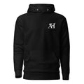 Albert Harry AH Minimal Dire Wolf Clan Royal Seal black hoodie front.